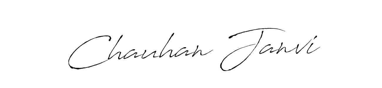 Chauhan Janvi stylish signature style. Best Handwritten Sign (Antro_Vectra) for my name. Handwritten Signature Collection Ideas for my name Chauhan Janvi. Chauhan Janvi signature style 6 images and pictures png