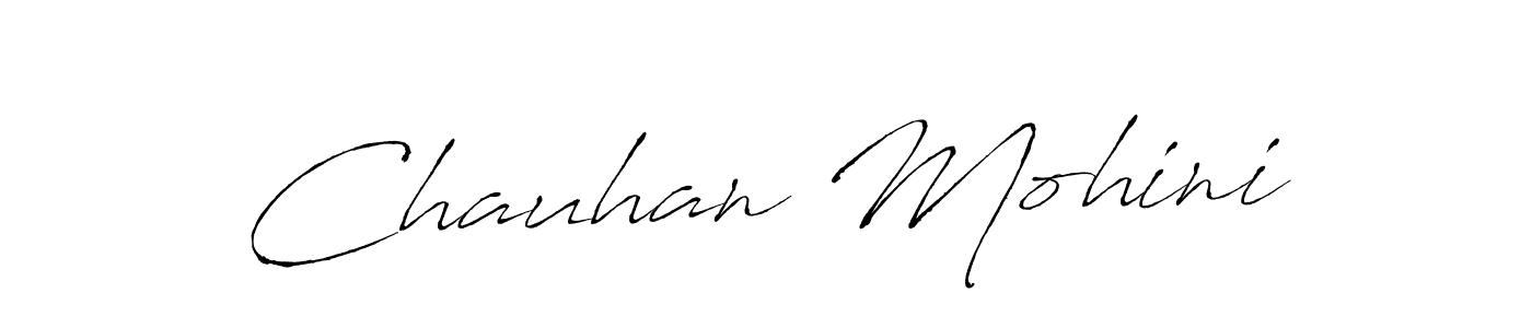 Make a beautiful signature design for name Chauhan Mohini. Use this online signature maker to create a handwritten signature for free. Chauhan Mohini signature style 6 images and pictures png