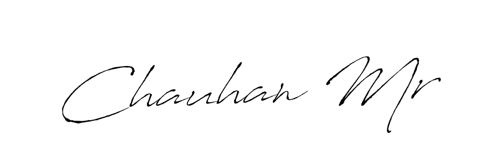 Create a beautiful signature design for name Chauhan Mr. With this signature (Antro_Vectra) fonts, you can make a handwritten signature for free. Chauhan Mr signature style 6 images and pictures png