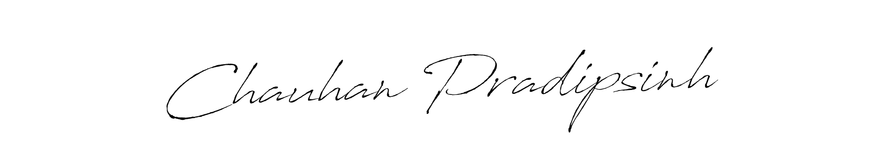 Also we have Chauhan Pradipsinh name is the best signature style. Create professional handwritten signature collection using Antro_Vectra autograph style. Chauhan Pradipsinh signature style 6 images and pictures png