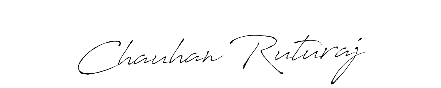 Use a signature maker to create a handwritten signature online. With this signature software, you can design (Antro_Vectra) your own signature for name Chauhan Ruturaj. Chauhan Ruturaj signature style 6 images and pictures png