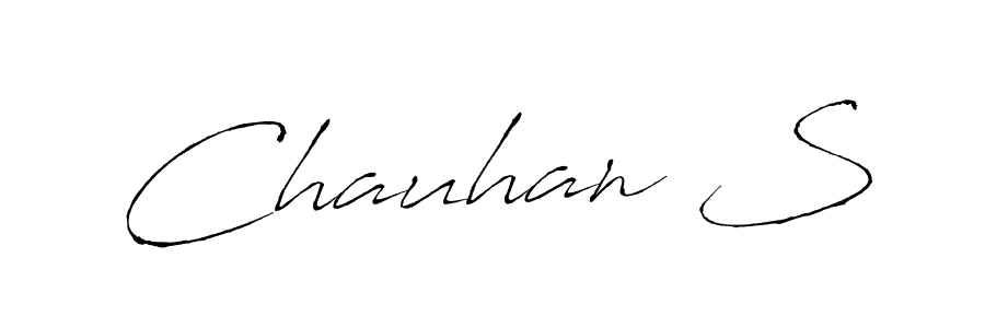 Make a beautiful signature design for name Chauhan S. Use this online signature maker to create a handwritten signature for free. Chauhan S signature style 6 images and pictures png