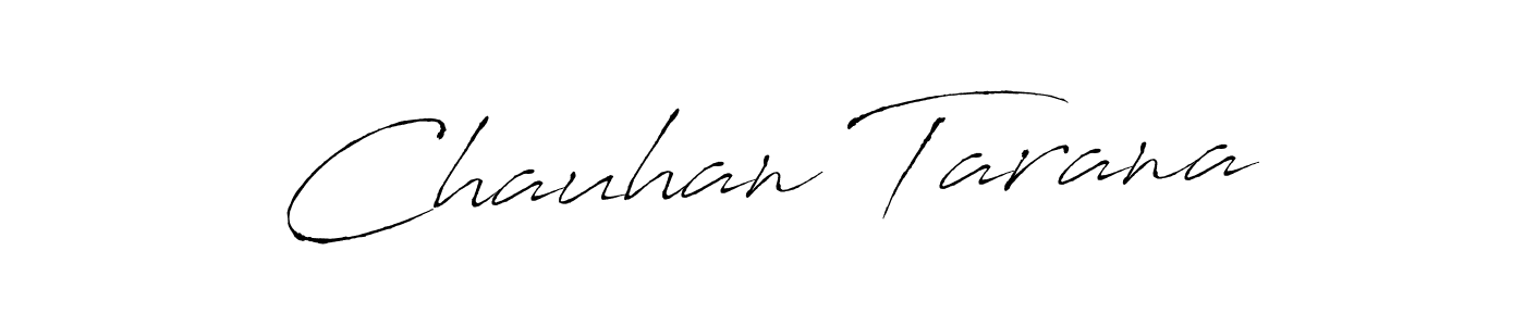 Design your own signature with our free online signature maker. With this signature software, you can create a handwritten (Antro_Vectra) signature for name Chauhan Tarana. Chauhan Tarana signature style 6 images and pictures png