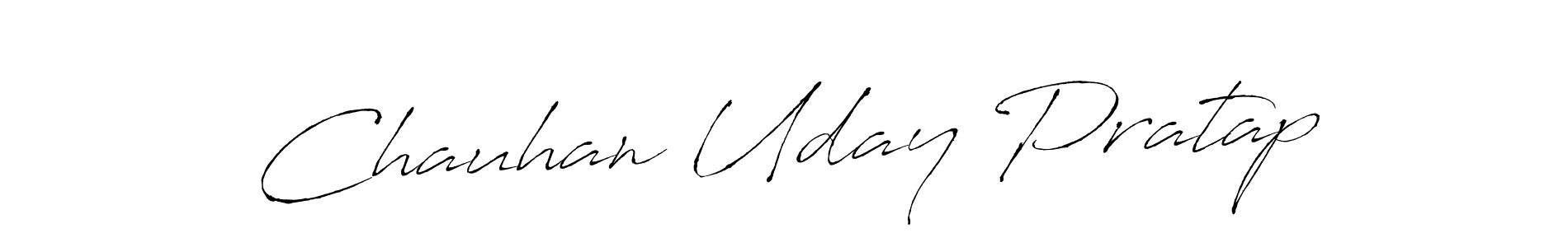 Design your own signature with our free online signature maker. With this signature software, you can create a handwritten (Antro_Vectra) signature for name Chauhan Uday Pratap. Chauhan Uday Pratap signature style 6 images and pictures png