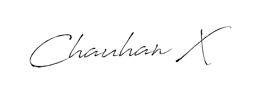 This is the best signature style for the Chauhan X name. Also you like these signature font (Antro_Vectra). Mix name signature. Chauhan X signature style 6 images and pictures png