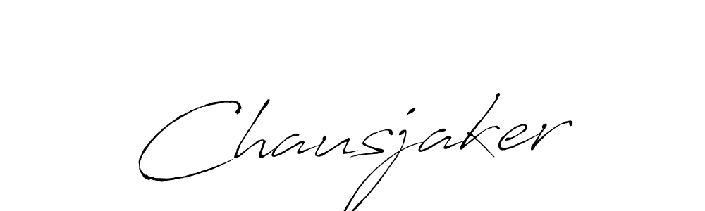 Once you've used our free online signature maker to create your best signature Antro_Vectra style, it's time to enjoy all of the benefits that Chausjaker name signing documents. Chausjaker signature style 6 images and pictures png