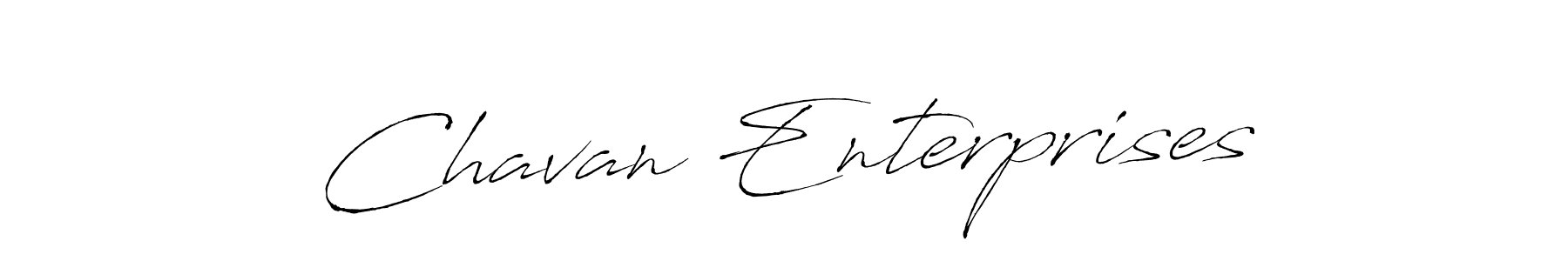 Make a beautiful signature design for name Chavan Enterprises. With this signature (Antro_Vectra) style, you can create a handwritten signature for free. Chavan Enterprises signature style 6 images and pictures png