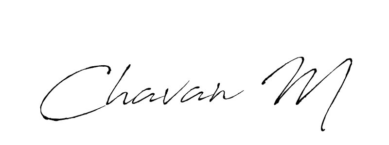 Use a signature maker to create a handwritten signature online. With this signature software, you can design (Antro_Vectra) your own signature for name Chavan M. Chavan M signature style 6 images and pictures png