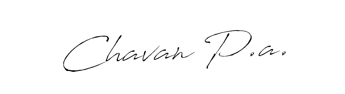 The best way (Antro_Vectra) to make a short signature is to pick only two or three words in your name. The name Chavan P.a. include a total of six letters. For converting this name. Chavan P.a. signature style 6 images and pictures png