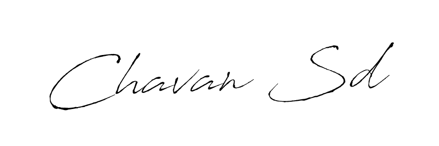 Use a signature maker to create a handwritten signature online. With this signature software, you can design (Antro_Vectra) your own signature for name Chavan Sd. Chavan Sd signature style 6 images and pictures png