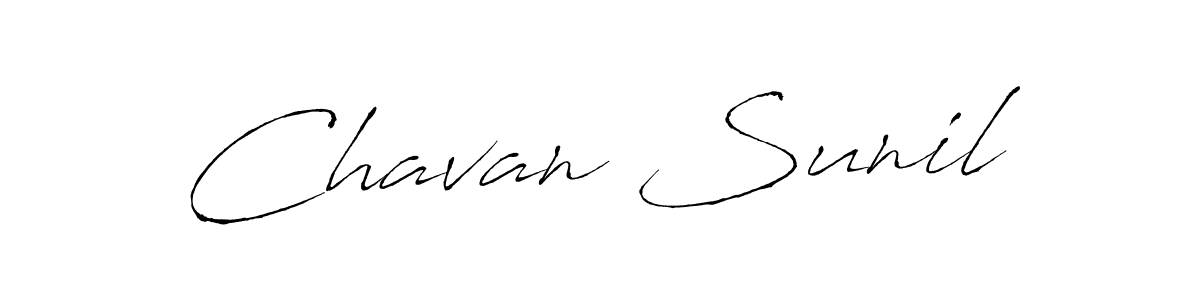 Chavan Sunil stylish signature style. Best Handwritten Sign (Antro_Vectra) for my name. Handwritten Signature Collection Ideas for my name Chavan Sunil. Chavan Sunil signature style 6 images and pictures png