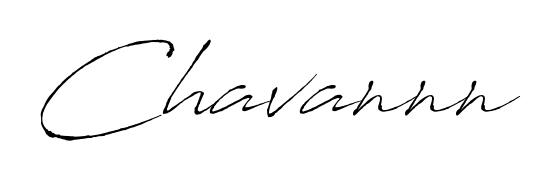 Practice writing Chavannn with the flow of Antro_Vectra lettering. A fantastic source of inspiration for developing your personal signature style. Chavannn signature style 6 images and pictures png