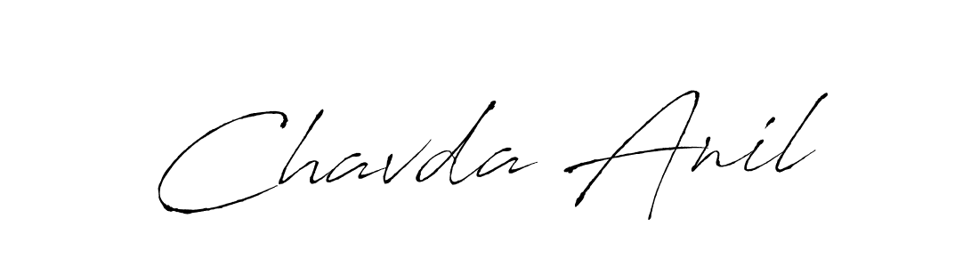 Chavda Anil stylish signature style. Best Handwritten Sign (Antro_Vectra) for my name. Handwritten Signature Collection Ideas for my name Chavda Anil. Chavda Anil signature style 6 images and pictures png