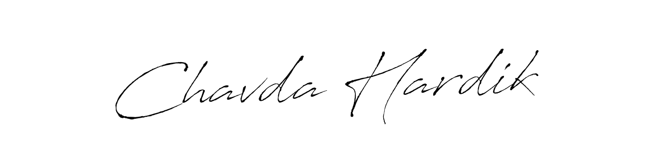 You should practise on your own different ways (Antro_Vectra) to write your name (Chavda Hardik) in signature. don't let someone else do it for you. Chavda Hardik signature style 6 images and pictures png