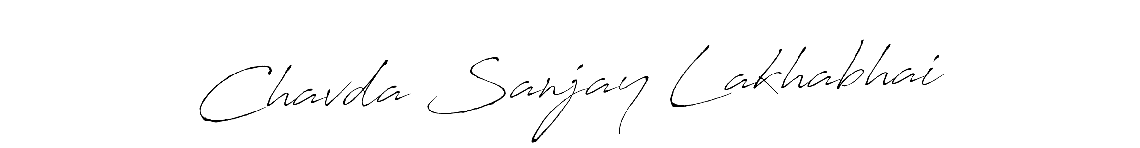 Also we have Chavda Sanjay Lakhabhai name is the best signature style. Create professional handwritten signature collection using Antro_Vectra autograph style. Chavda Sanjay Lakhabhai signature style 6 images and pictures png