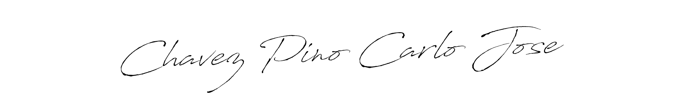 Make a beautiful signature design for name Chavez Pino Carlo Jose. With this signature (Antro_Vectra) style, you can create a handwritten signature for free. Chavez Pino Carlo Jose signature style 6 images and pictures png