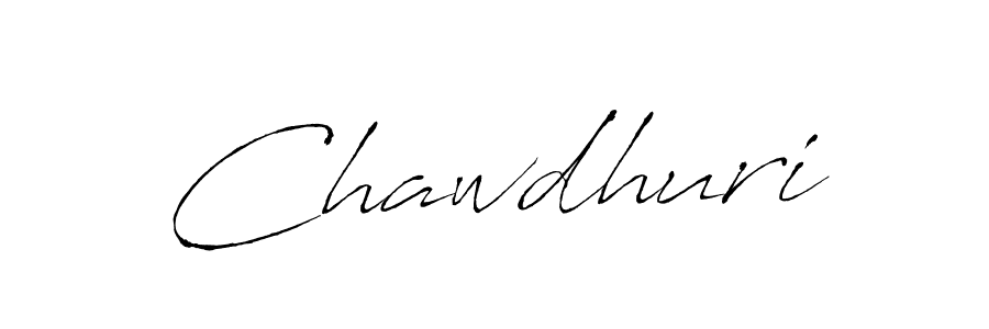 Create a beautiful signature design for name Chawdhuri. With this signature (Antro_Vectra) fonts, you can make a handwritten signature for free. Chawdhuri signature style 6 images and pictures png