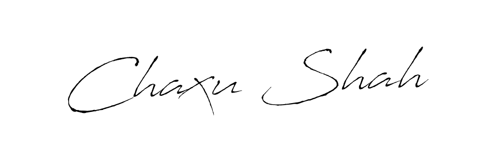 Also we have Chaxu Shah name is the best signature style. Create professional handwritten signature collection using Antro_Vectra autograph style. Chaxu Shah signature style 6 images and pictures png