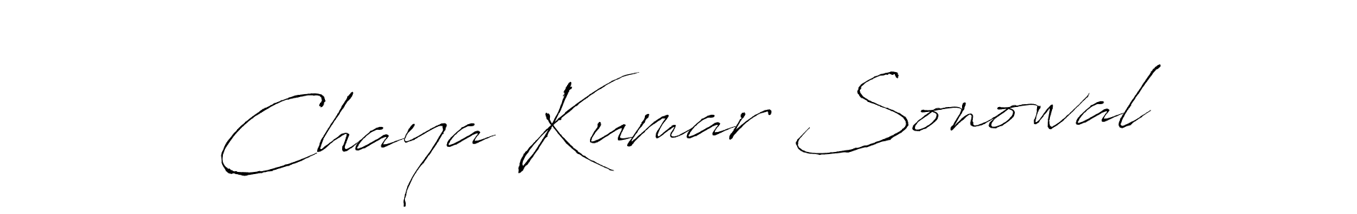 Also we have Chaya Kumar Sonowal name is the best signature style. Create professional handwritten signature collection using Antro_Vectra autograph style. Chaya Kumar Sonowal signature style 6 images and pictures png