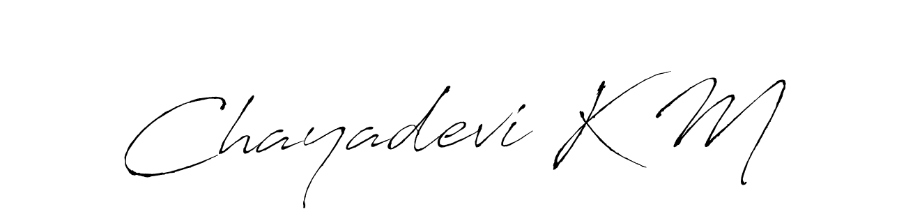 Similarly Antro_Vectra is the best handwritten signature design. Signature creator online .You can use it as an online autograph creator for name Chayadevi K M. Chayadevi K M signature style 6 images and pictures png