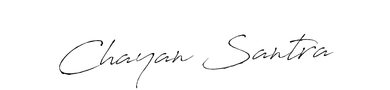 Use a signature maker to create a handwritten signature online. With this signature software, you can design (Antro_Vectra) your own signature for name Chayan Santra. Chayan Santra signature style 6 images and pictures png