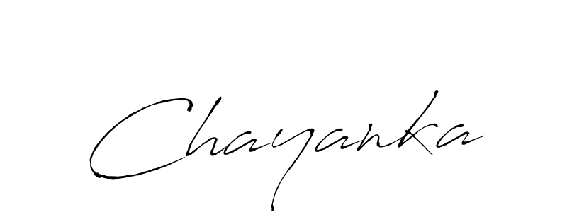 Also we have Chayanka name is the best signature style. Create professional handwritten signature collection using Antro_Vectra autograph style. Chayanka signature style 6 images and pictures png