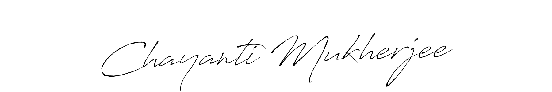 Design your own signature with our free online signature maker. With this signature software, you can create a handwritten (Antro_Vectra) signature for name Chayanti Mukherjee. Chayanti Mukherjee signature style 6 images and pictures png