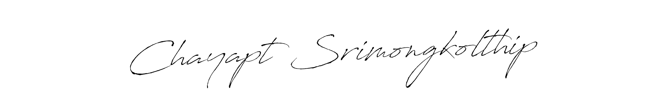 if you are searching for the best signature style for your name Chayapt Srimongkolthip. so please give up your signature search. here we have designed multiple signature styles  using Antro_Vectra. Chayapt Srimongkolthip signature style 6 images and pictures png