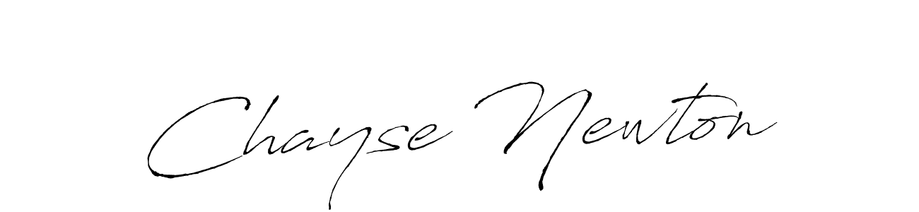 Design your own signature with our free online signature maker. With this signature software, you can create a handwritten (Antro_Vectra) signature for name Chayse Newton. Chayse Newton signature style 6 images and pictures png