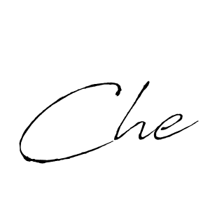 Also we have Che name is the best signature style. Create professional handwritten signature collection using Antro_Vectra autograph style. Che signature style 6 images and pictures png