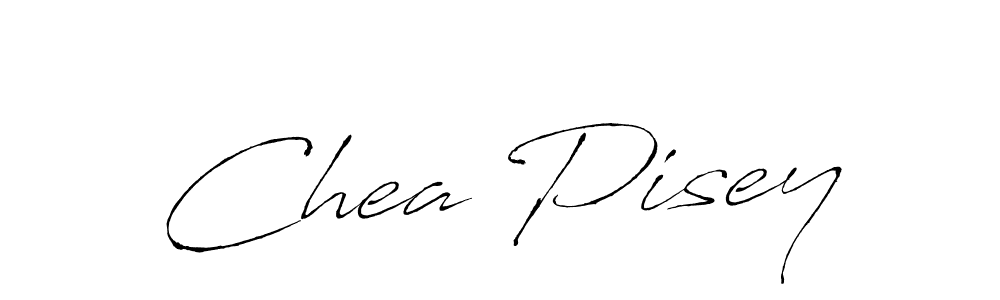 How to make Chea Pisey name signature. Use Antro_Vectra style for creating short signs online. This is the latest handwritten sign. Chea Pisey signature style 6 images and pictures png
