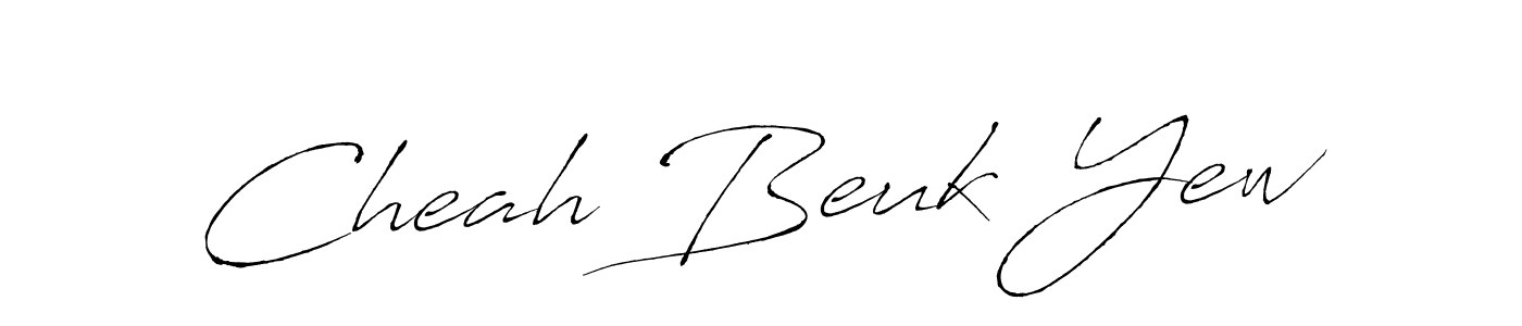 How to make Cheah Beuk Yew signature? Antro_Vectra is a professional autograph style. Create handwritten signature for Cheah Beuk Yew name. Cheah Beuk Yew signature style 6 images and pictures png