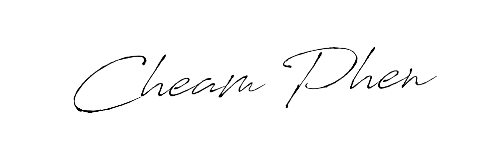 You should practise on your own different ways (Antro_Vectra) to write your name (Cheam Phen) in signature. don't let someone else do it for you. Cheam Phen signature style 6 images and pictures png