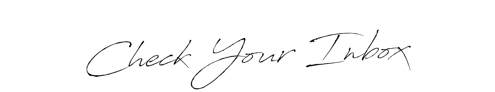 Also You can easily find your signature by using the search form. We will create Check Your Inbox name handwritten signature images for you free of cost using Antro_Vectra sign style. Check Your Inbox signature style 6 images and pictures png