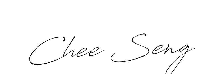 How to make Chee Seng name signature. Use Antro_Vectra style for creating short signs online. This is the latest handwritten sign. Chee Seng signature style 6 images and pictures png