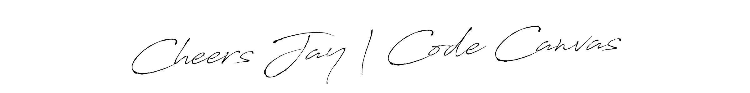 The best way (Antro_Vectra) to make a short signature is to pick only two or three words in your name. The name Cheers Jay | Code Canvas include a total of six letters. For converting this name. Cheers Jay | Code Canvas signature style 6 images and pictures png