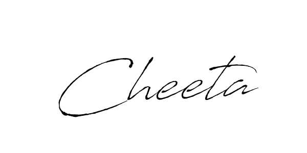 Design your own signature with our free online signature maker. With this signature software, you can create a handwritten (Antro_Vectra) signature for name Cheeta. Cheeta signature style 6 images and pictures png