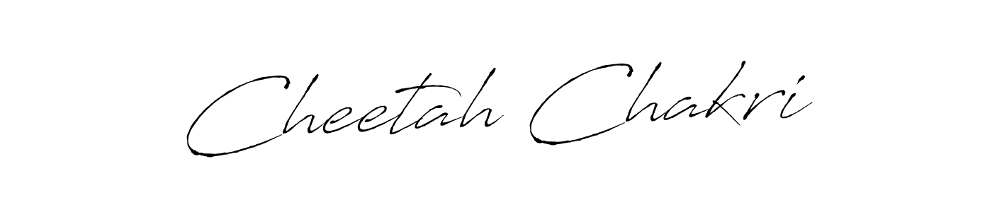 Make a beautiful signature design for name Cheetah Chakri. With this signature (Antro_Vectra) style, you can create a handwritten signature for free. Cheetah Chakri signature style 6 images and pictures png