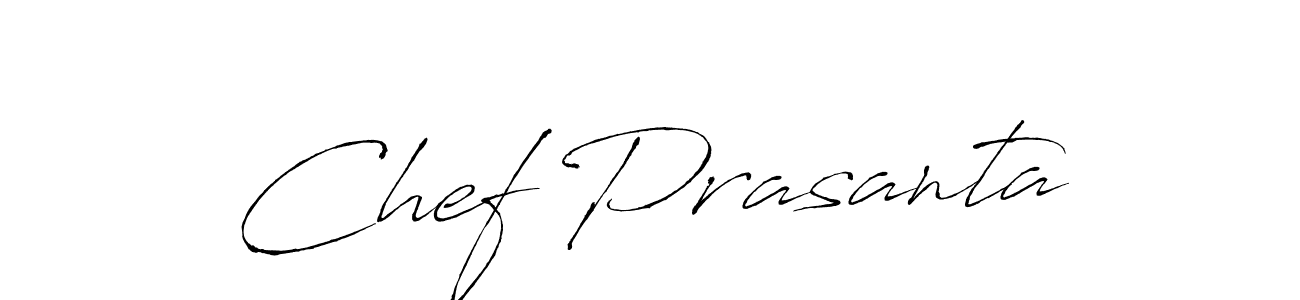 The best way (Antro_Vectra) to make a short signature is to pick only two or three words in your name. The name Chef Prasanta include a total of six letters. For converting this name. Chef Prasanta signature style 6 images and pictures png