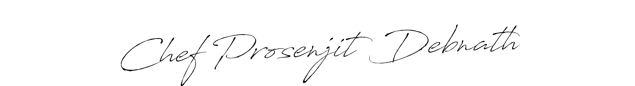 Make a short Chef Prosenjit Debnath signature style. Manage your documents anywhere anytime using Antro_Vectra. Create and add eSignatures, submit forms, share and send files easily. Chef Prosenjit Debnath signature style 6 images and pictures png
