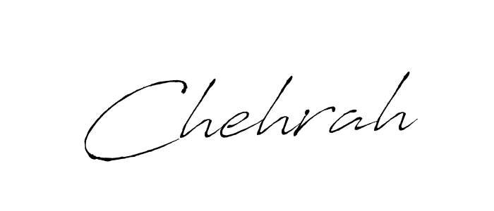 Antro_Vectra is a professional signature style that is perfect for those who want to add a touch of class to their signature. It is also a great choice for those who want to make their signature more unique. Get Chehrah name to fancy signature for free. Chehrah signature style 6 images and pictures png