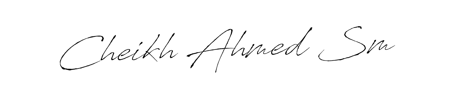 Also You can easily find your signature by using the search form. We will create Cheikh Ahmed Sm name handwritten signature images for you free of cost using Antro_Vectra sign style. Cheikh Ahmed Sm signature style 6 images and pictures png