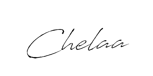 Design your own signature with our free online signature maker. With this signature software, you can create a handwritten (Antro_Vectra) signature for name Chelaa. Chelaa signature style 6 images and pictures png