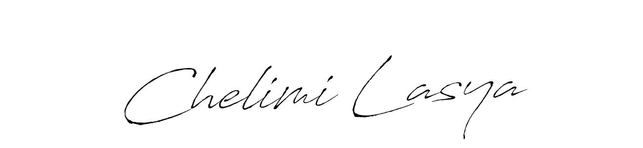 Make a beautiful signature design for name Chelimi Lasya. With this signature (Antro_Vectra) style, you can create a handwritten signature for free. Chelimi Lasya signature style 6 images and pictures png