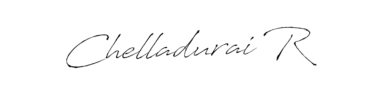 Also we have Chelladurai R name is the best signature style. Create professional handwritten signature collection using Antro_Vectra autograph style. Chelladurai R signature style 6 images and pictures png