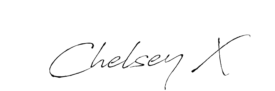 How to make Chelsey X name signature. Use Antro_Vectra style for creating short signs online. This is the latest handwritten sign. Chelsey X signature style 6 images and pictures png