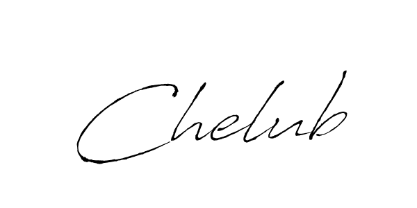 How to make Chelub signature? Antro_Vectra is a professional autograph style. Create handwritten signature for Chelub name. Chelub signature style 6 images and pictures png