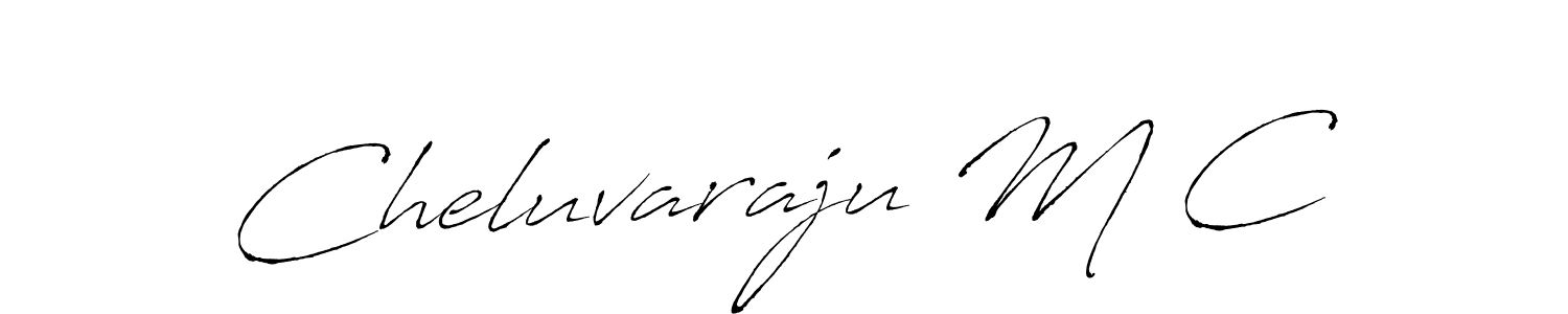 if you are searching for the best signature style for your name Cheluvaraju M C. so please give up your signature search. here we have designed multiple signature styles  using Antro_Vectra. Cheluvaraju M C signature style 6 images and pictures png