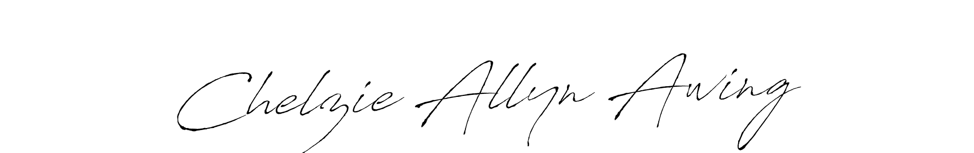 Also we have Chelzie Allyn Awing name is the best signature style. Create professional handwritten signature collection using Antro_Vectra autograph style. Chelzie Allyn Awing signature style 6 images and pictures png