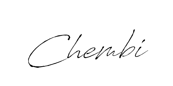 Create a beautiful signature design for name Chembi. With this signature (Antro_Vectra) fonts, you can make a handwritten signature for free. Chembi signature style 6 images and pictures png